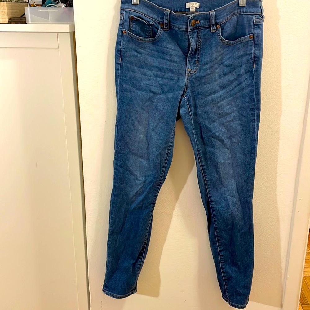 J Crew Factory 10" high-rise skinny jean in all-day stretch